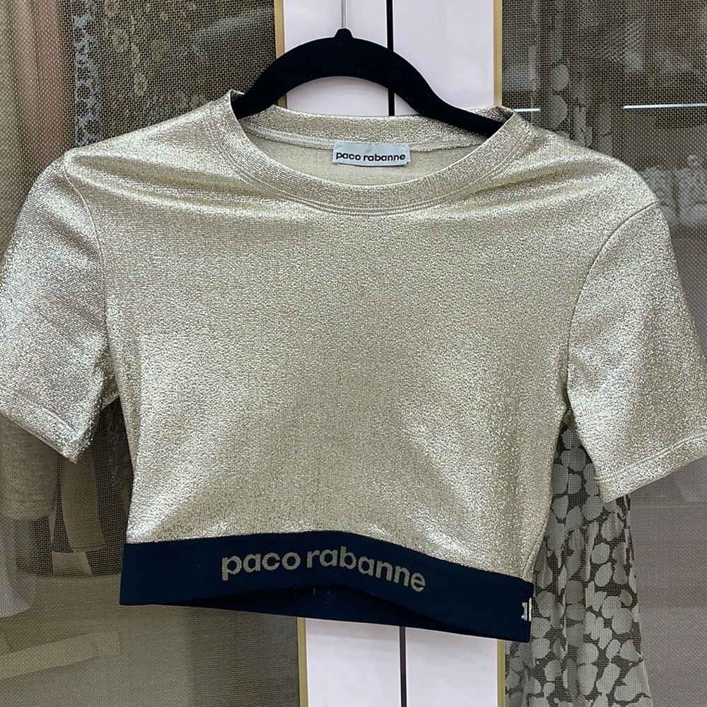 Paco rabanne crop top